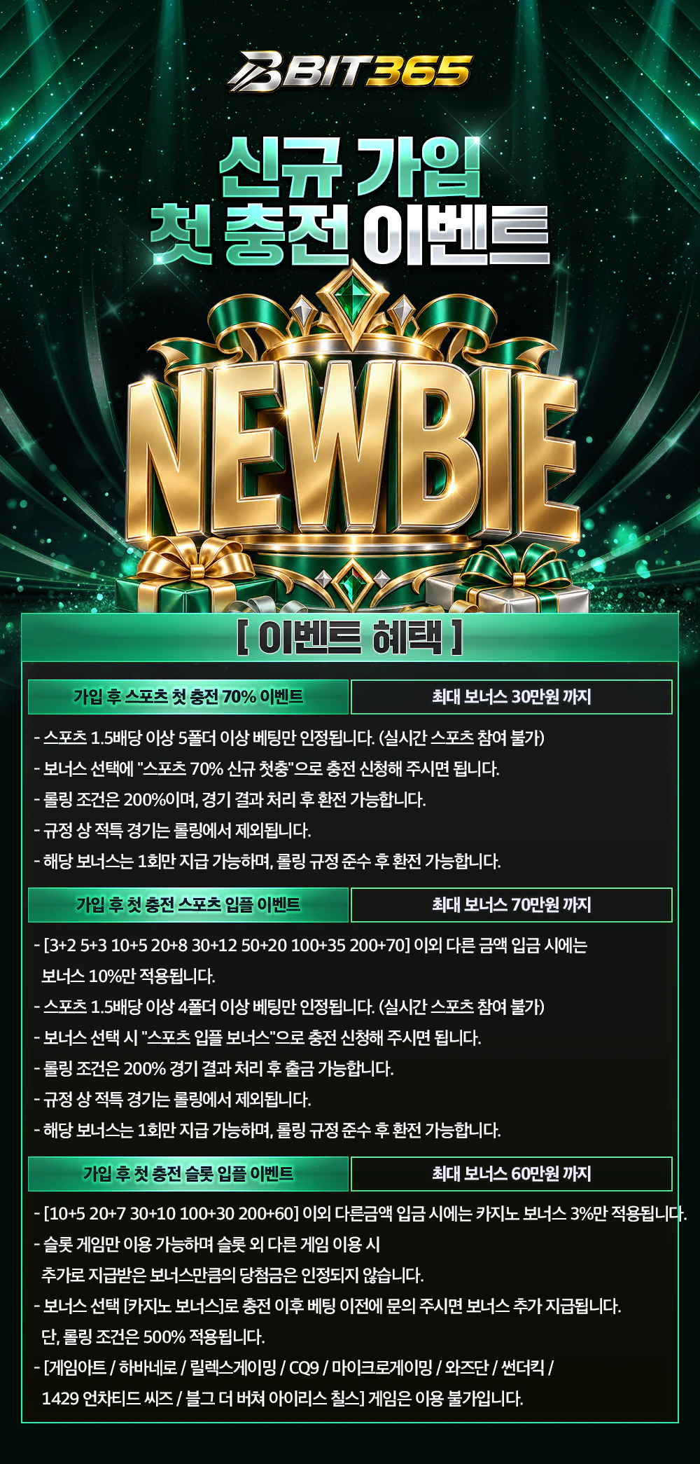 신규회원 웰컴 패키지 혜택 및 참여 방법 안내 1